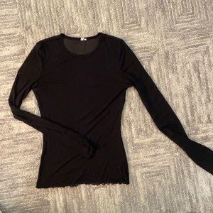 Sheer black mesh top from Urban Outfitters